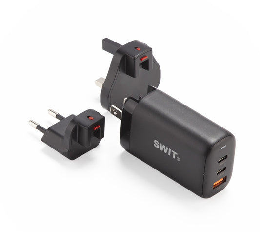 SWIT UC-2065 | 2xUSB-C + 1x USB-A 65W Fast USB-C Charger