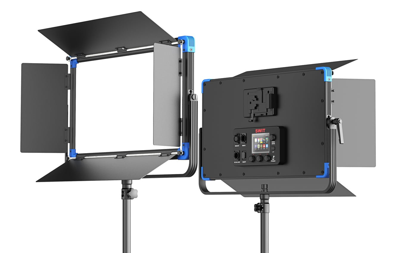 SWIT VANGO-100 | Slim and Natural-Born-Soft 2:1 professional 100W RGBW LED Panel Light, 2.1cm ultra slim, SWIT patent, V-Mount, DMX&APP