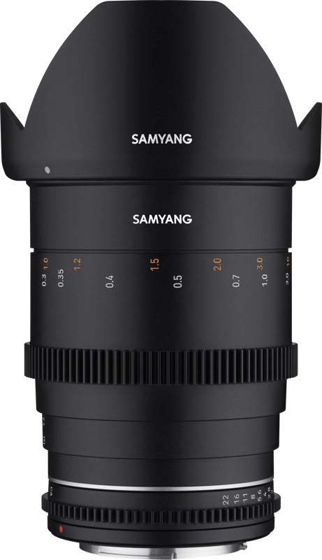 Samyang 35mm T1.5 VDSLR MK2 Fuji X