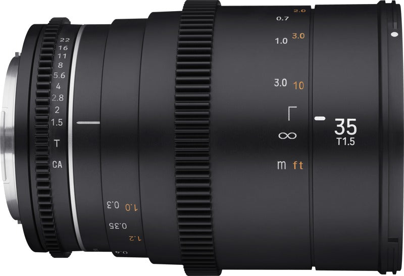 Samyang 35mm T1.5 VDSLR MK2 Fuji X