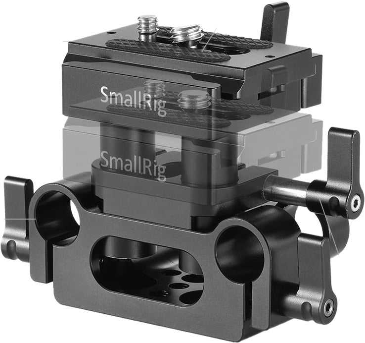 SmallRig 2272 Univ 15mm Rail Supp Syst Baseplate