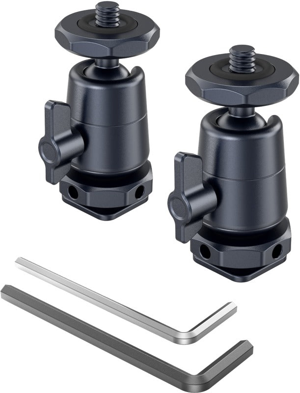 SmallRig 2948 BallHead Mini with Removable Cold Shoe Mount 2pcs