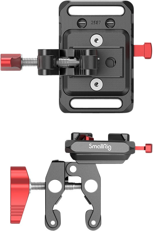 SmallRig 2989 Battery Plate Mini V-Mount w Crab Clamp