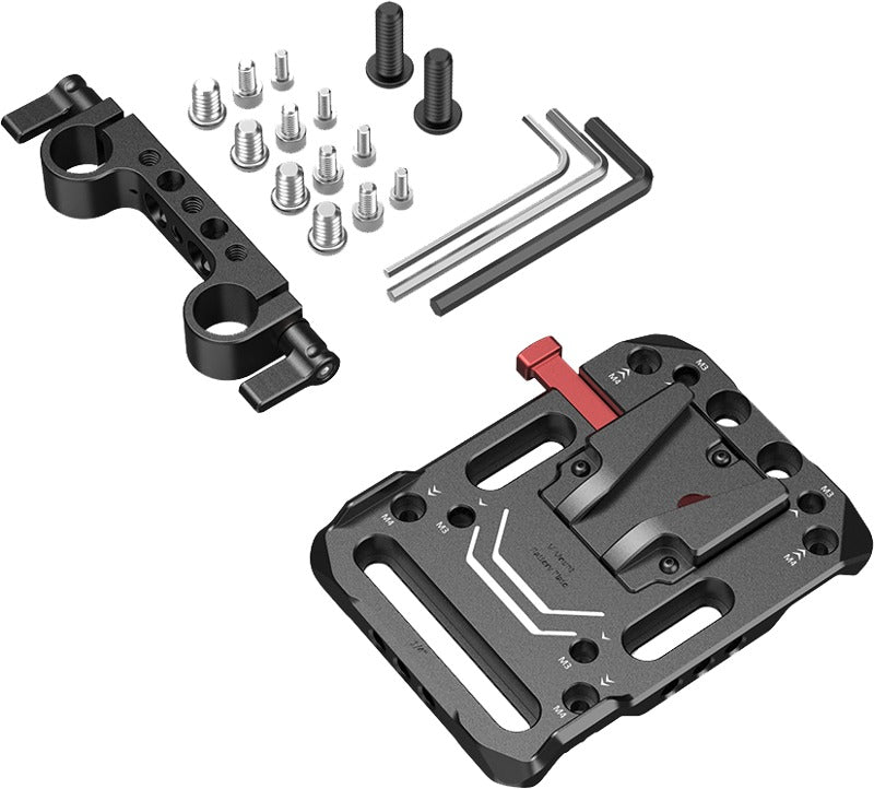 SmallRig 3016 Battery Plate V-Mount w Rod Clamp