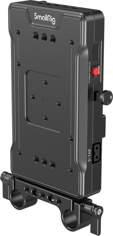 SmallRig 3203 Advanced V-Mount Battery Mount Plate with Dual 15mm Rod Clamp