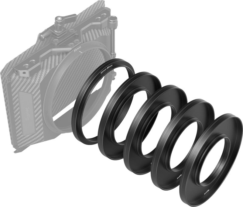 SmallRig 3383 Adapter Rings Kit (52, 55, 58, 62, 86mm) For Mini Matte Box