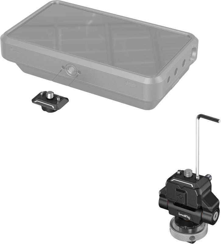 SmallRig 3514 Drop-in HawkLock Mini Quick Release Monitor Mount with Cold Shoe