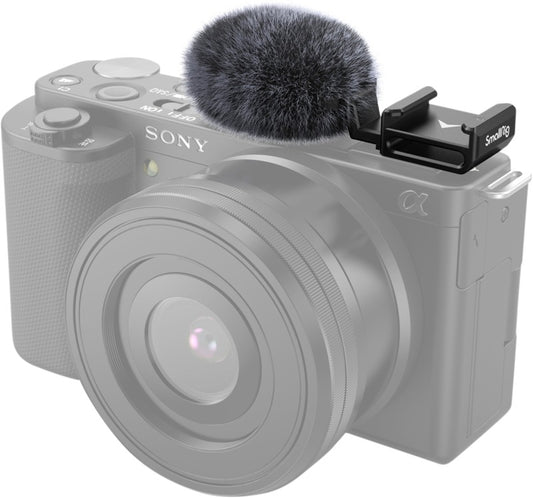 SmallRig 3526 Cold Shoe Adapter with windshield Kit For Sony ZV-E10 & ZV-1