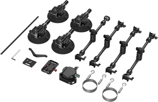 SmallRig 3565 All-in-One 4-Arm Suction Cup Camera Mount Kit for Vehicle Shooting SC-15K
