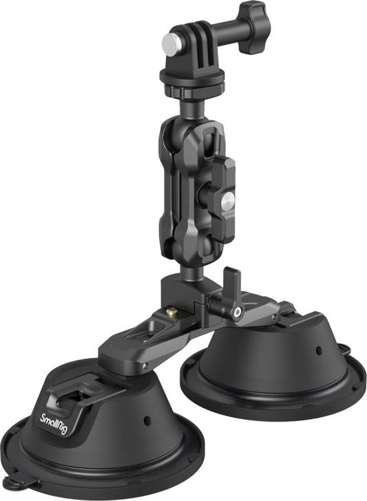 SmallRig 3566 Suction Cup Portable Dual with Camera Mount SC-2K
