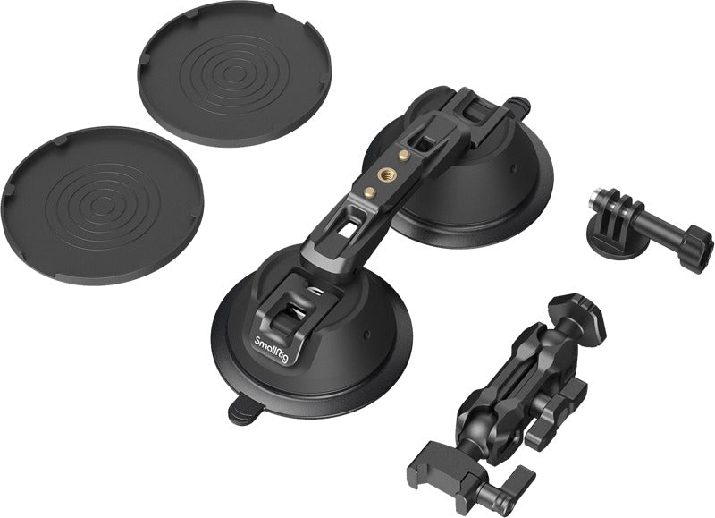 SmallRig 3566 Suction Cup Portable Dual with Camera Mount SC-2K
