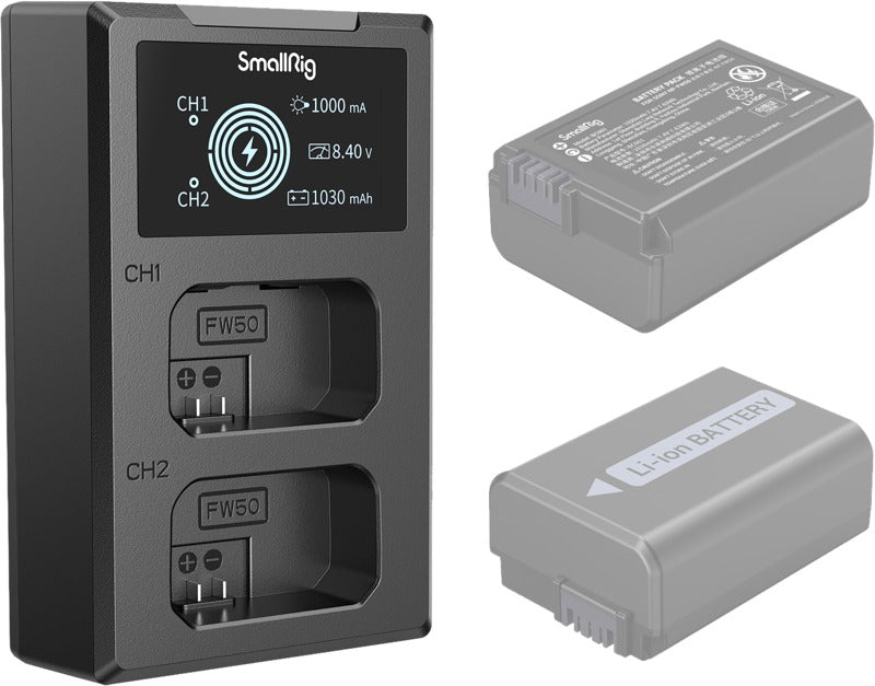 SmallRig 4081 Battery Charger For NP-FW50 Batteries