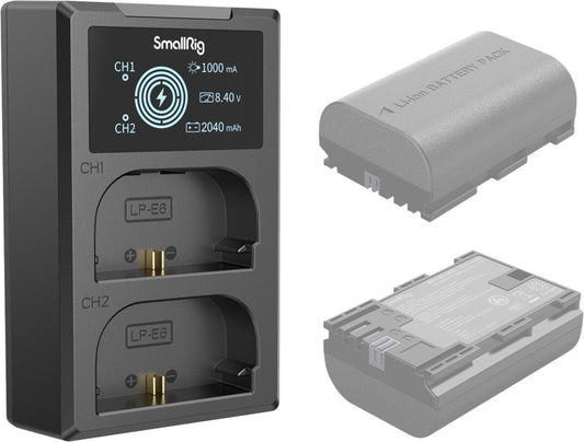SmallRig 4084 Battery Charger For LP-E6 Batteries
