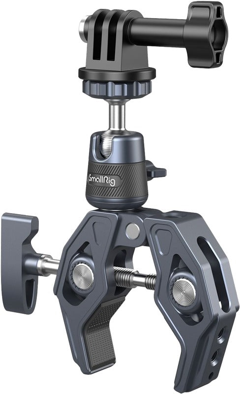 SmallRig 4102 Super Clamp with 360 Ballhead Mount for Action Cameras