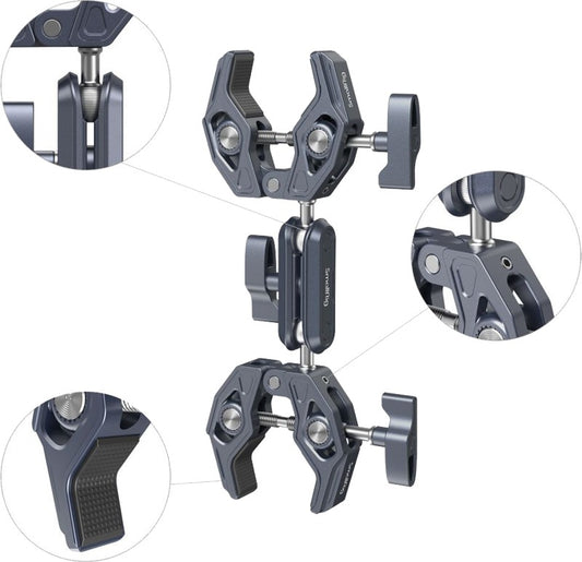 SmallRig 4103 Super Clamp with Double Crab-shaped Clamps