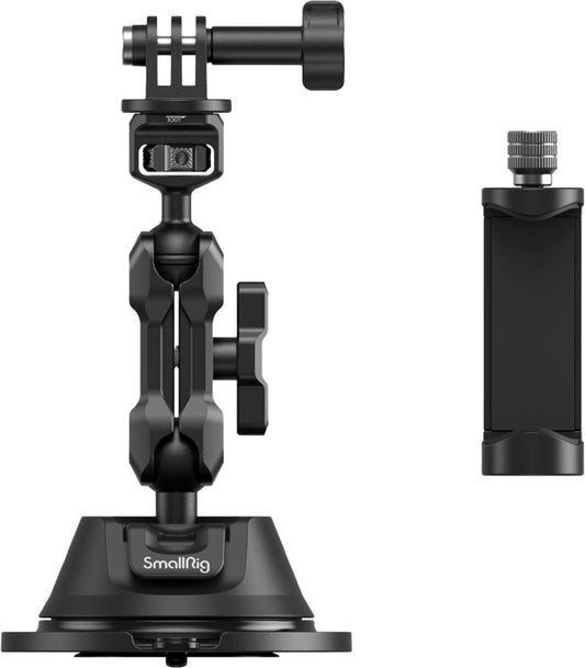 SmallRig 4275 Portable Suction Cup Mount Support Kit for Action Cameras / Mobile Phones SC-1K