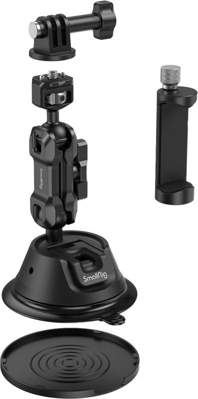 SmallRig 4275 Portable Suction Cup Mount Support Kit for Action Cameras / Mobile Phones SC-1K