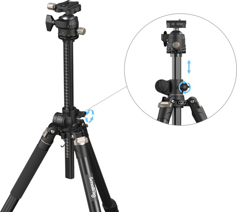 SmallRig 4288 Tripod with Lateral Center Column CT200