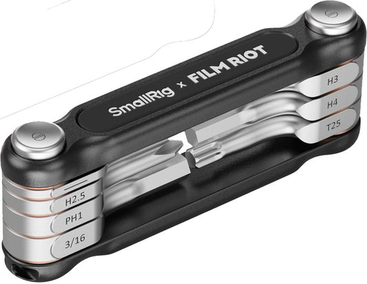 SmallRig 4374 x FILM RIOT 7-in-1 Folding Wrench Set with Multiple Angle Positioning Black