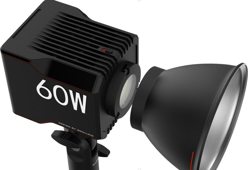 SmallRig 4376 LED Video Light COB RC 60B with Powerbank Clamp