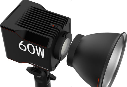 SmallRig 4376 LED Video Light COB RC 60B with Powerbank Clamp