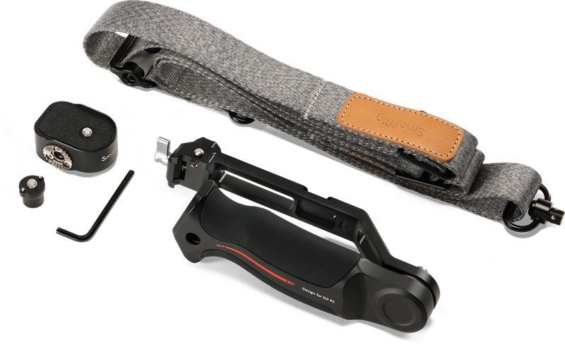 SmallRig 4383 Sling Handle with Weight-Reducing Shoulder Strap Kit for DJI RS 2, 3, 3Pro, 4, 4Pro