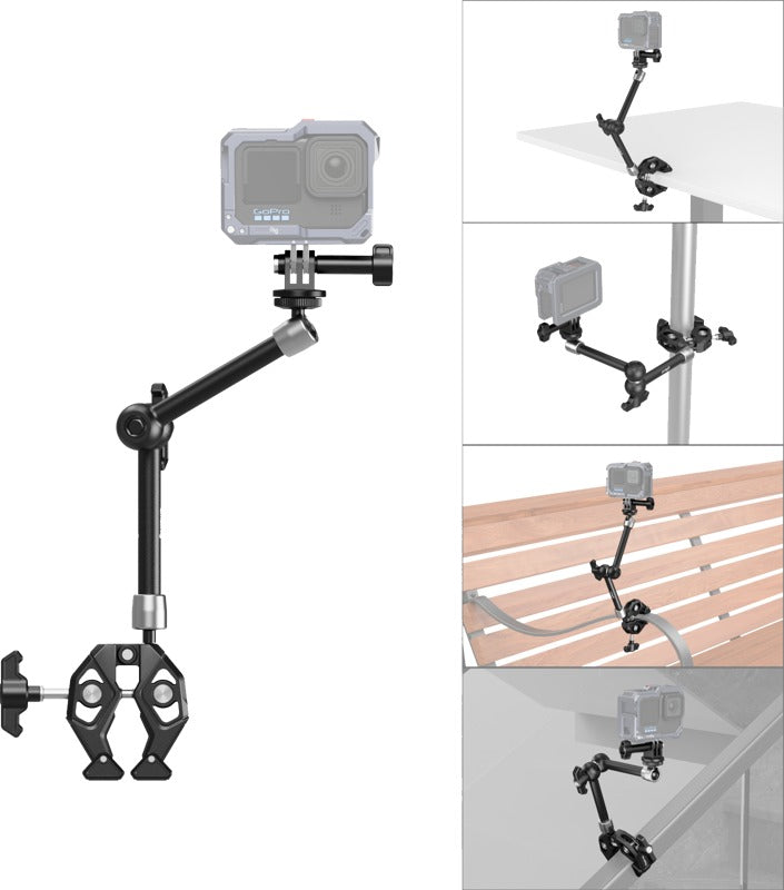 SmallRig 4454 Crab-Shaped Super Clamp Kit with Magic Arm