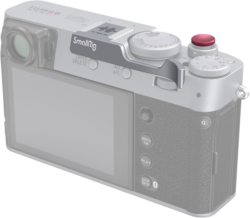 SmallRig 4566 Thumb Grip for Fujifilm X100VI / X100V Silver