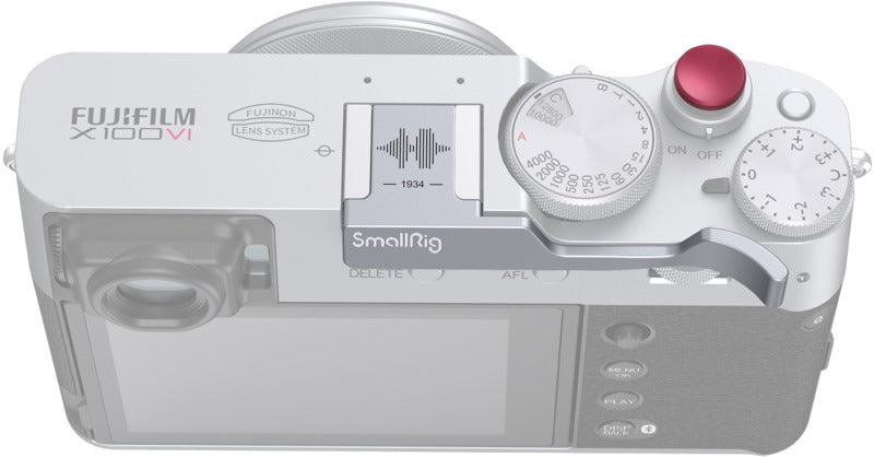 SmallRig 4566 Thumb Grip for Fujifilm X100VI / X100V Silver