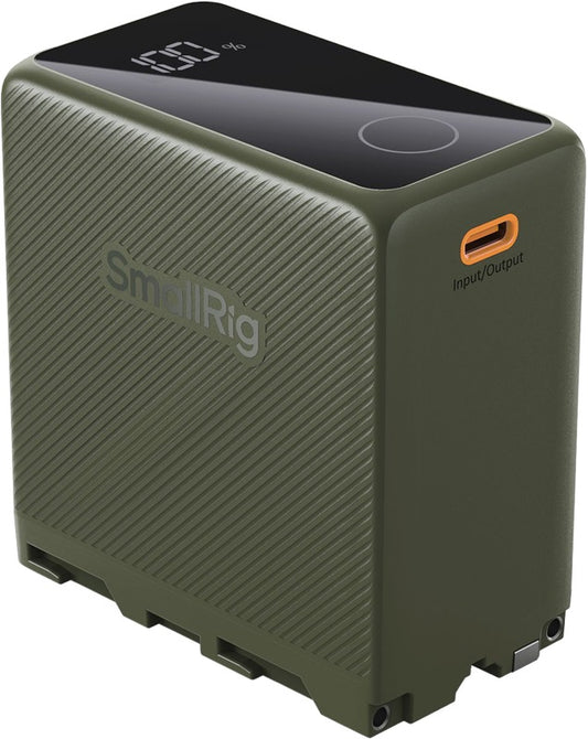 SmallRig 4577 Camera Battery USB-C Rechargeable NP-F970 Green