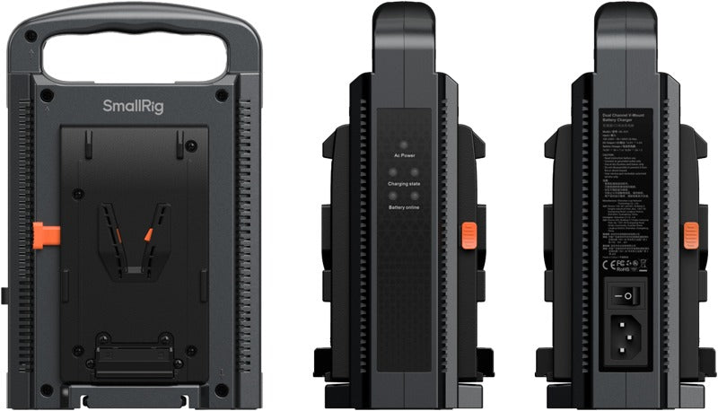 SmallRig 4578 Dual Channel V-Mount Battery Charger
