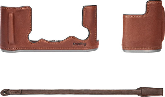 SmallRig 4710 Leather Half Case Kit for Fujifilm X-T50 Brown