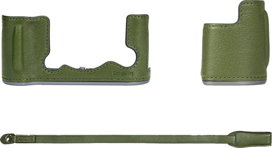SmallRig 4711 Leather Half Case Kit for Fujifilm X-T50 Green