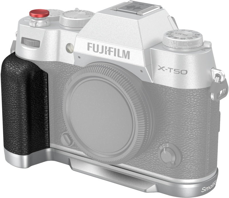 SmallRig 4713 Silicone L-Shape Handle for Fujifilm X-T50 Silver