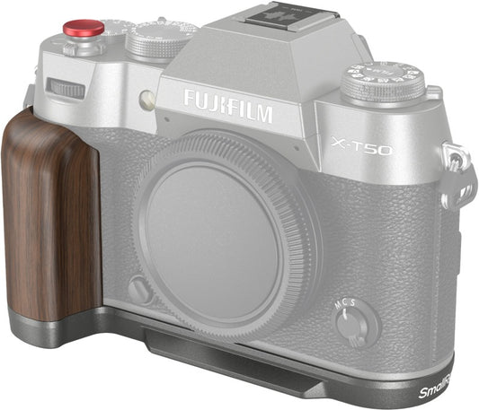 SmallRig 4736 Wooden L-Shape Grip for Fujifilm X-T50 Charcoal Silver