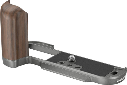 SmallRig 4736 Wooden L-Shape Grip for Fujifilm X-T50 Charcoal Silver