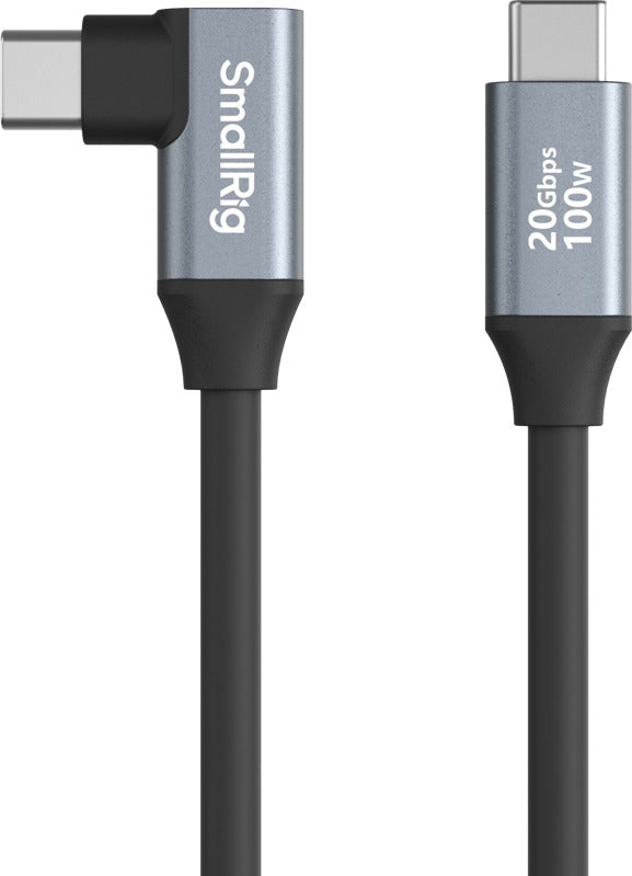 SmallRig 4790 USB-C (Straight) to USB-C (Angled) Data Cable 35cm