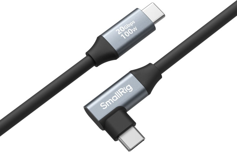 SmallRig 4790 USB-C (Straight) to USB-C (Angled) Data Cable 35cm