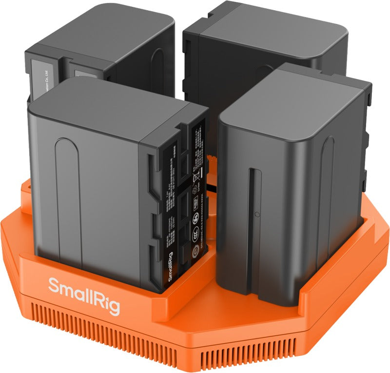 SmallRig 4837 NP-F 4-Channel Camera Battery Charger