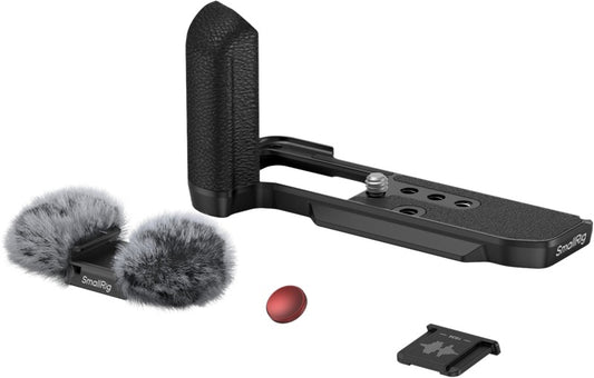 SmallRig 4876 L-Shape Mount Plate with Silicone Handle for FUJIFILM X-M5 Black