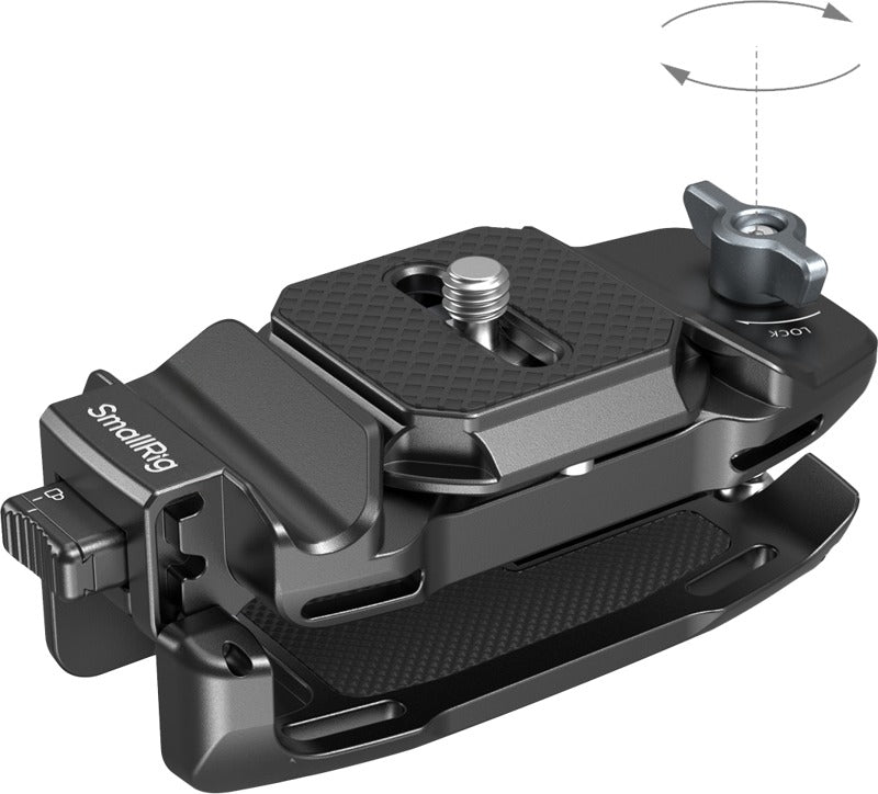 SmallRig 5053 Camera Clip with Quick Release Mount Plate Kit