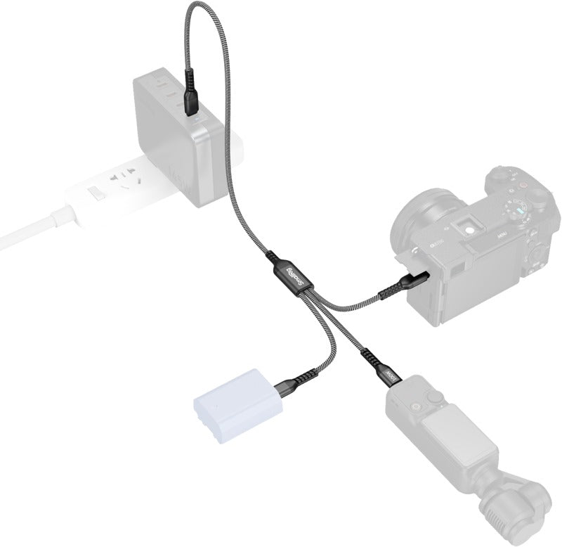 SmallRig 5079 USB-C Power Cable 3-in-1