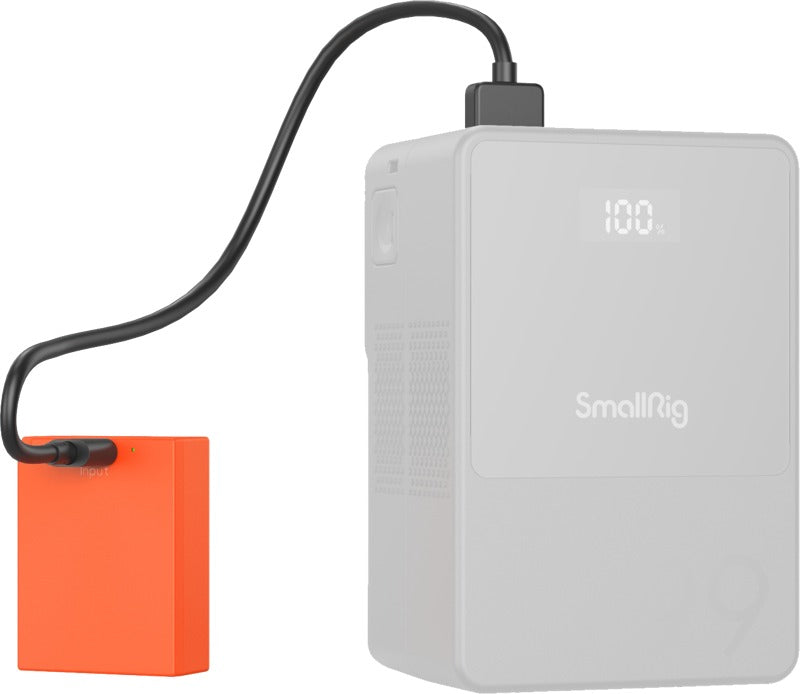 SmallRig 5088 USB-C Rechargeable Camera Battery NP-W126S Orange