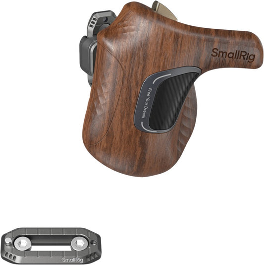 SmallRig 5161 ImageGrip Series Wooden Handle with NATO Clamp (Left Side)