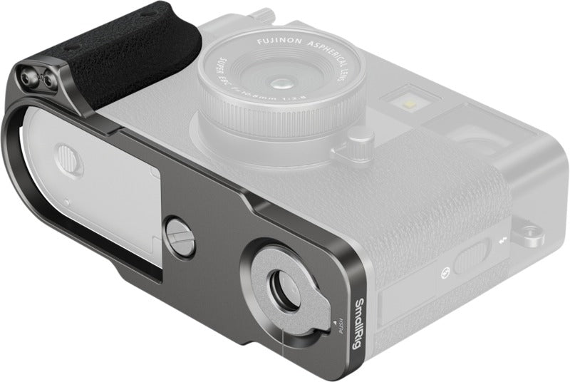 SmallRig 5217 L-Shaped Mount Plate with Silicone Handle for FUJIFILM X half Charcoal Silver