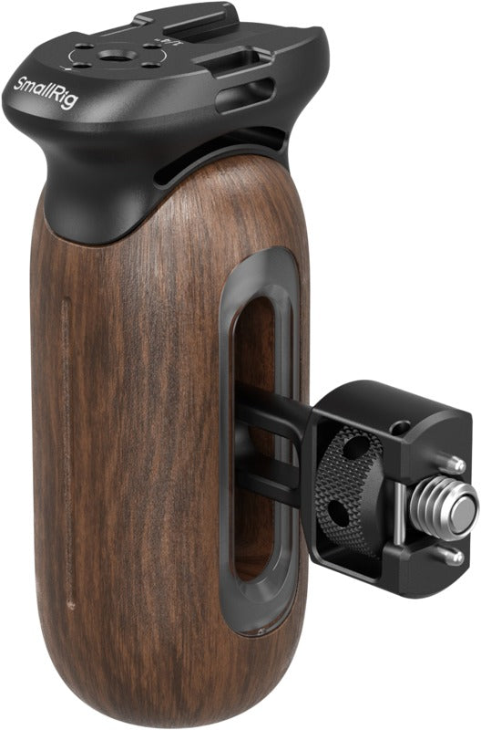 SmallRig 5238 Wooden Side Handle with 1/4"-20 & 3/8"-16 ARRI Locating Screws