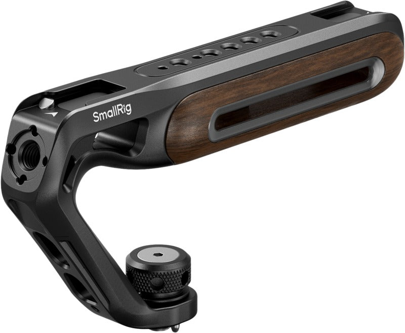 SmallRig 5252 Wooden Top Handle with 1/4"-20 and ARRI 3/8"-16 Locating Screw