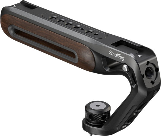 SmallRig 5252 Wooden Top Handle with 1/4"-20 and ARRI 3/8"-16 Locating Screw