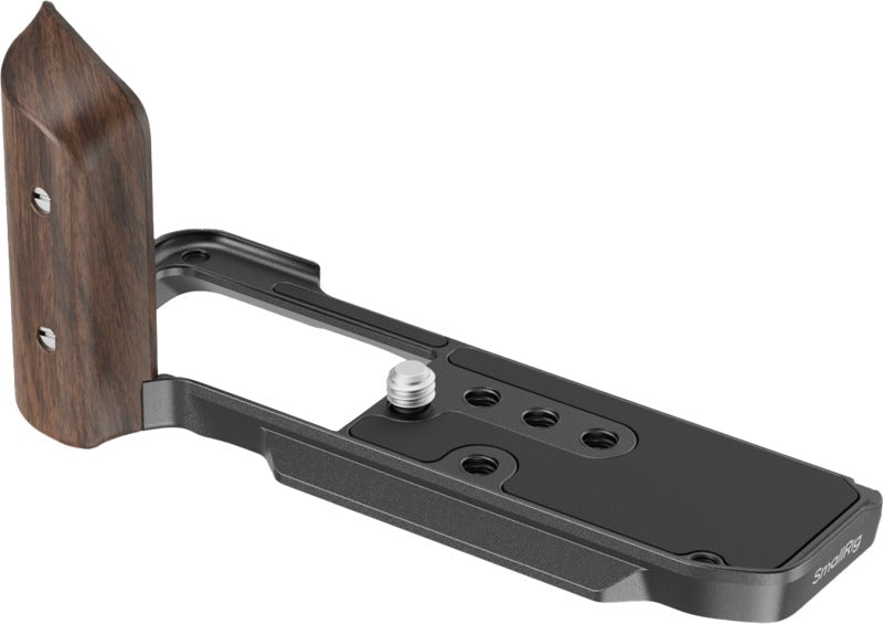 SmallRig 5260 L-Shape Mount Plate with Wooden Handle for FUJIFILM X-M5 Black