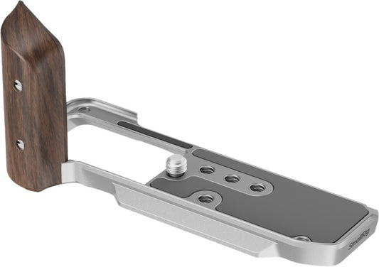 SmallRig 5261 L-Shape Mount Plate with Wooden Handle for FUJIFILM X-M5 Sliver